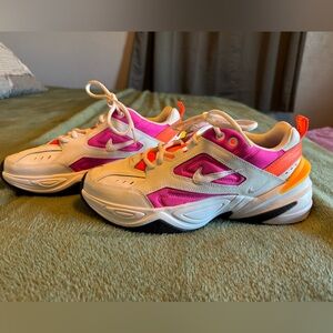 Nike Women’s M2K Tekno Sneakers in Laser Fuchsia